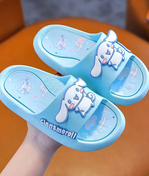 Hello Kitty girls shoes - Children slippers anime - Soft slippers indoor bathroom - Lusy Store LLC