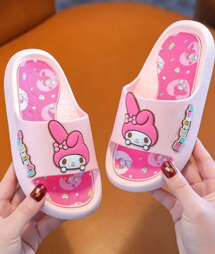 Hello Kitty girls shoes - Children slippers anime - Soft slippers indoor bathroom - Lusy Store LLC