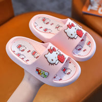 Hello Kitty girls shoes - Children slippers anime - Soft slippers indoor bathroom - Lusy Store LLC