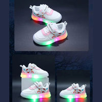 Hello Kitty girls shoes - Led light shoes - Children's sneakers toddler anti-slip walking shoes - Lusy Store LLC