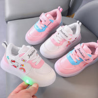 Hello Kitty girls shoes - Led light shoes - Children's sneakers toddler anti-slip walking shoes