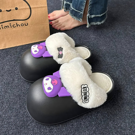 Hello Kitty girls shoes slippers cotton waterproof anti slip