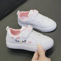 Hello Kitty girls shoes - Sports light casual shoes - Pink cute sneakers for girl - Lusy Store LLC