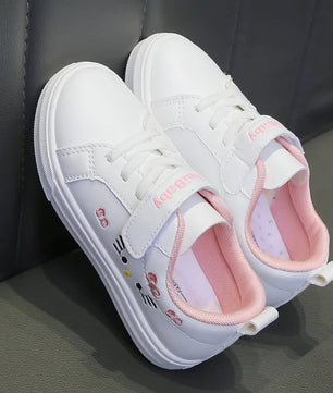 Hello Kitty girls shoes - Sports light casual shoes - Pink cute sneakers for girl - Lusy Store LLC