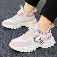 Hello Kitty girls shoes - Spring autumn summer shoes - Breathable casual shoes - Lusy Store LLC