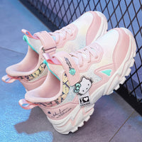 Hello Kitty girls shoes - Spring autumn summer shoes - Breathable casual shoes - Lusy Store LLC