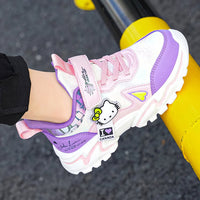 Hello Kitty girls shoes - Spring autumn summer shoes - Breathable casual shoes - Lusy Store LLC