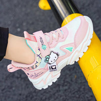 Hello Kitty girls shoes - Spring autumn summer shoes - Breathable casual shoes - Lusy Store LLC