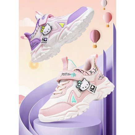 Hello Kitty girls shoes - Spring autumn summer shoes - Breathable casual shoes - Lusy Store LLC