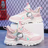 Hello Kitty girls shoes - Spring autumn summer shoes - Breathable casual shoes - Lusy Store LLC