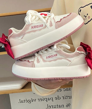 Hello Kitty girls shoes - Summer mesh breathable students board shoes - Lusy Store LLC