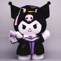 Hello Kitty Graduation Kawaii Sanrio Anime My Melody Kuromi Cinnamoroll Large Plush Doll Sofa Pillow HK77 - Lusy Store LLC