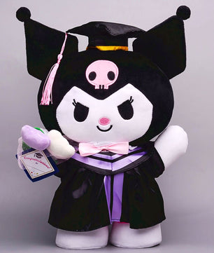 Hello Kitty Graduation Kawaii Sanrio Anime My Melody Kuromi Cinnamoroll Large Plush Doll Sofa Pillow HK77 - Lusy Store LLC