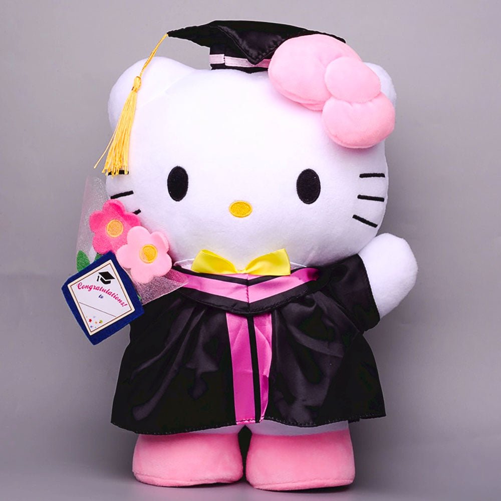 Hello Kitty Graduation Kawaii Sanrio Anime My Melody Kuromi Cinnamoroll Large Plush Doll Sofa Pillow HK77 - Lusy Store LLC