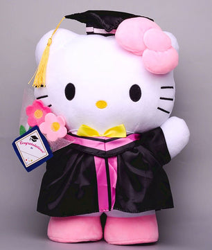 Hello Kitty Graduation Kawaii Sanrio Anime My Melody Kuromi Cinnamoroll Large Plush Doll Sofa Pillow HK77 - Lusy Store LLC