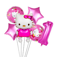 Hello Kitty Graduation Pink Theme Kids Birthday Party Decoration Disposable Tableware Girls HK72 - Lusy Store LLC