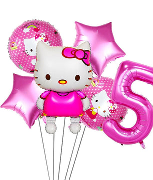 Hello Kitty Graduation Pink Theme Kids Birthday Party Decoration Disposable Tableware Girls HK72 - Lusy Store LLC