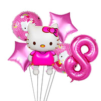 Hello Kitty Graduation Pink Theme Kids Birthday Party Decoration Disposable Tableware Girls HK72 - Lusy Store LLC