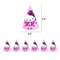 Hello Kitty Graduation Pink Theme Kids Birthday Party Decoration Disposable Tableware Girls HK72-3 - Lusy Store LLC