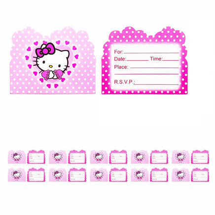 Hello Kitty Graduation Pink Theme Kids Birthday Party Decoration Disposable Tableware Girls HK72-3 - Lusy Store LLC