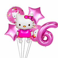 Hello Kitty Graduation Pink Theme Kids Birthday Party Decoration Disposable Tableware Girls HK72 - Lusy Store LLC