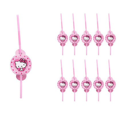 Hello Kitty Graduation Pink Theme Kids Birthday Party Decoration Disposable Tableware Girls HK72-4 - Lusy Store LLC