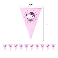 Hello Kitty Graduation Pink Theme Kids Birthday Party Decoration Disposable Tableware Girls HK72-4 - Lusy Store LLC