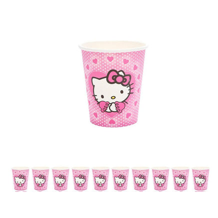 Hello Kitty Graduation Pink Theme Kids Birthday Party Decoration Disposable Tableware Girls HK72-4 - Lusy Store LLC