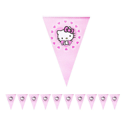 Hello Kitty Graduation Pink Theme Kids Birthday Party Decoration Disposable Tableware Girls HK72-4 - Lusy Store LLC