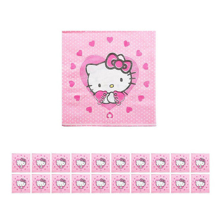 Hello Kitty Graduation Pink Theme Kids Birthday Party Decoration Disposable Tableware Girls HK72-4 - Lusy Store LLC