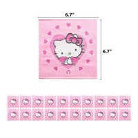 Hello Kitty Graduation Pink Theme Kids Birthday Party Decoration Disposable Tableware Girls HK72-4 - Lusy Store LLC