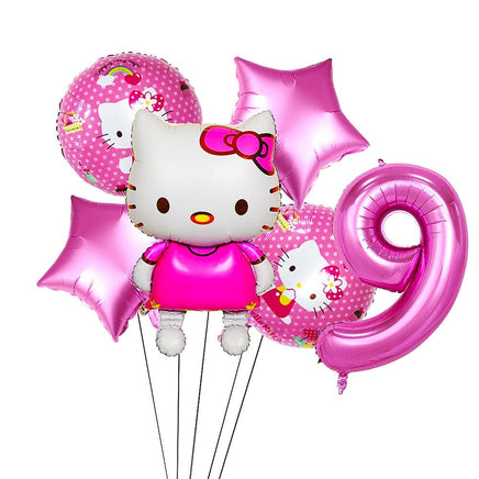 Hello Kitty Graduation Pink Theme Kids Birthday Party Decoration Disposable Tableware Girls HK72 - Lusy Store LLC