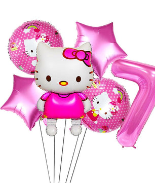 Hello Kitty Graduation Pink Theme Kids Birthday Party Decoration Disposable Tableware Girls HK72 - Lusy Store LLC