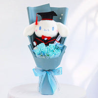 Hello Kitty Graduation Plush Toy Room Decor Plush Bouquet Soft Stuffed Dolls Gifts HK76 - Lusy Store LLC