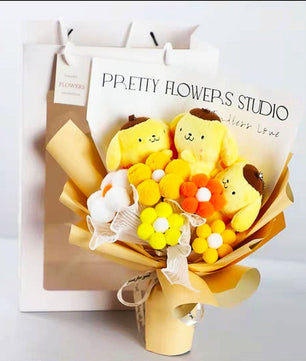 Hello Kitty Graduation Plush Toy Room Decor Plush Bouquet Soft Stuffed Dolls Gifts HK76 - Lusy Store LLC