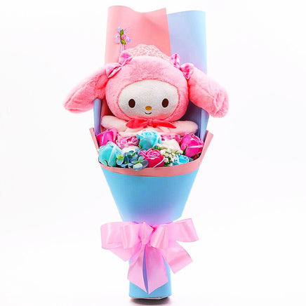 Hello Kitty Graduation Plush Toy Room Decor Plush Bouquet Soft Stuffed Dolls Gifts HK76 - Lusy Store LLC