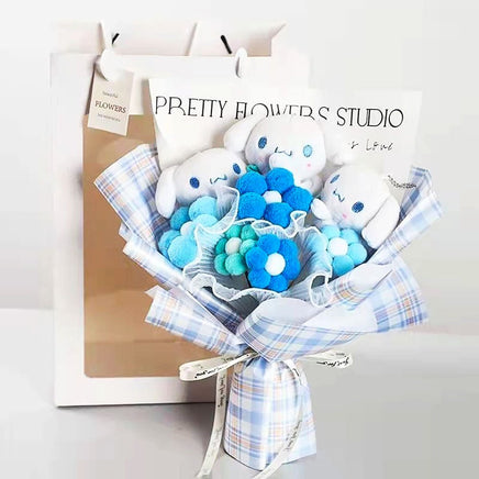 Hello Kitty Graduation Plush Toy Room Decor Plush Bouquet Soft Stuffed Dolls Gifts HK76 - Lusy Store LLC