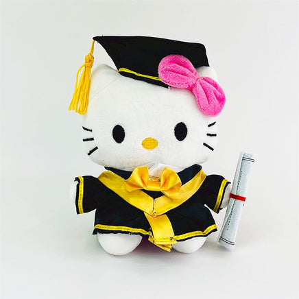Hello Kitty Graduation Sanrio Cinnamoroll My Melody Plush Toy Cute Hello Kitty Costume Doll Kids Gift HK73 - Lusy Store LLC