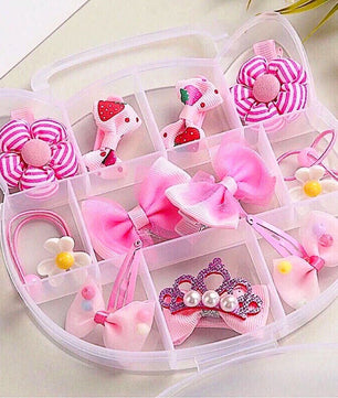Hello Kitty Hairpin Childrens Hair Accessories Christmas Gift Box Set HK74 - Lusy Store LLC