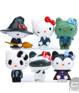 Hello Kitty Halloween Anime Figure Dark Gloomy Action Figures Cute Toys Gift HL37 - Lusy Store LLC