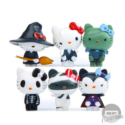 Hello Kitty Halloween Anime Figure Dark Gloomy Action Figures Cute Toys Gift HL37 - Lusy Store LLC