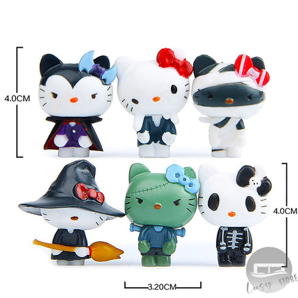 Hello Kitty Halloween Anime Figure Dark Gloomy Action Figures Cute Toys Gift HL37 - Lusy Store LLC