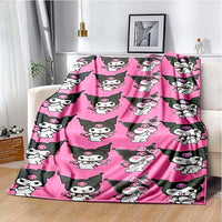 Hello Kitty Halloween Blanket Soft Warm Childrens Gift Grab Blanket Throw Blanket HL36 - Lusy Store LLC