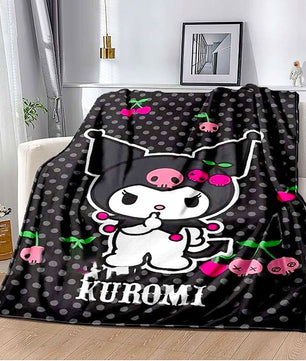 Hello Kitty Halloween Blanket Soft Warm Childrens Gift Grab Blanket Throw Blanket HL36 - Lusy Store LLC