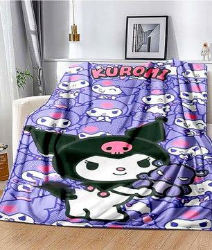 Hello Kitty Halloween Blanket Soft Warm Childrens Gift Grab Blanket Throw Blanket HL36 - Lusy Store LLC