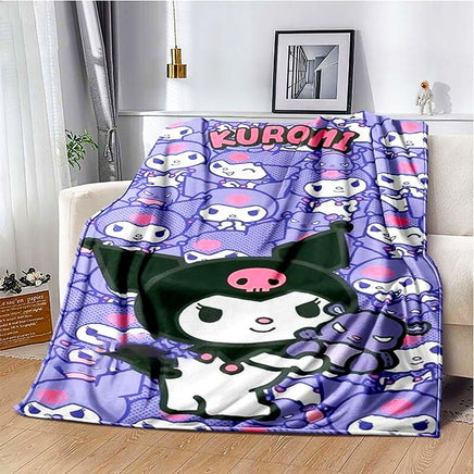 Hello Kitty Halloween Blanket Soft Warm Childrens Gift Grab Blanket Throw Blanket HL36 - Lusy Store LLC