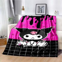 Hello Kitty Halloween Blanket Soft Warm Childrens Gift Grab Blanket Throw Blanket HL36 - Lusy Store LLC