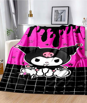 Hello Kitty Halloween Blanket Soft Warm Childrens Gift Grab Blanket Throw Blanket HL36 - Lusy Store LLC