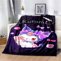 Hello Kitty Halloween Blanket Soft Warm Childrens Gift Grab Blanket Throw Blanket HL36 - Lusy Store LLC