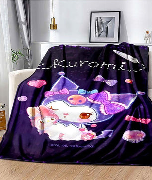 Hello Kitty Halloween Blanket Soft Warm Childrens Gift Grab Blanket Throw Blanket HL36 - Lusy Store LLC